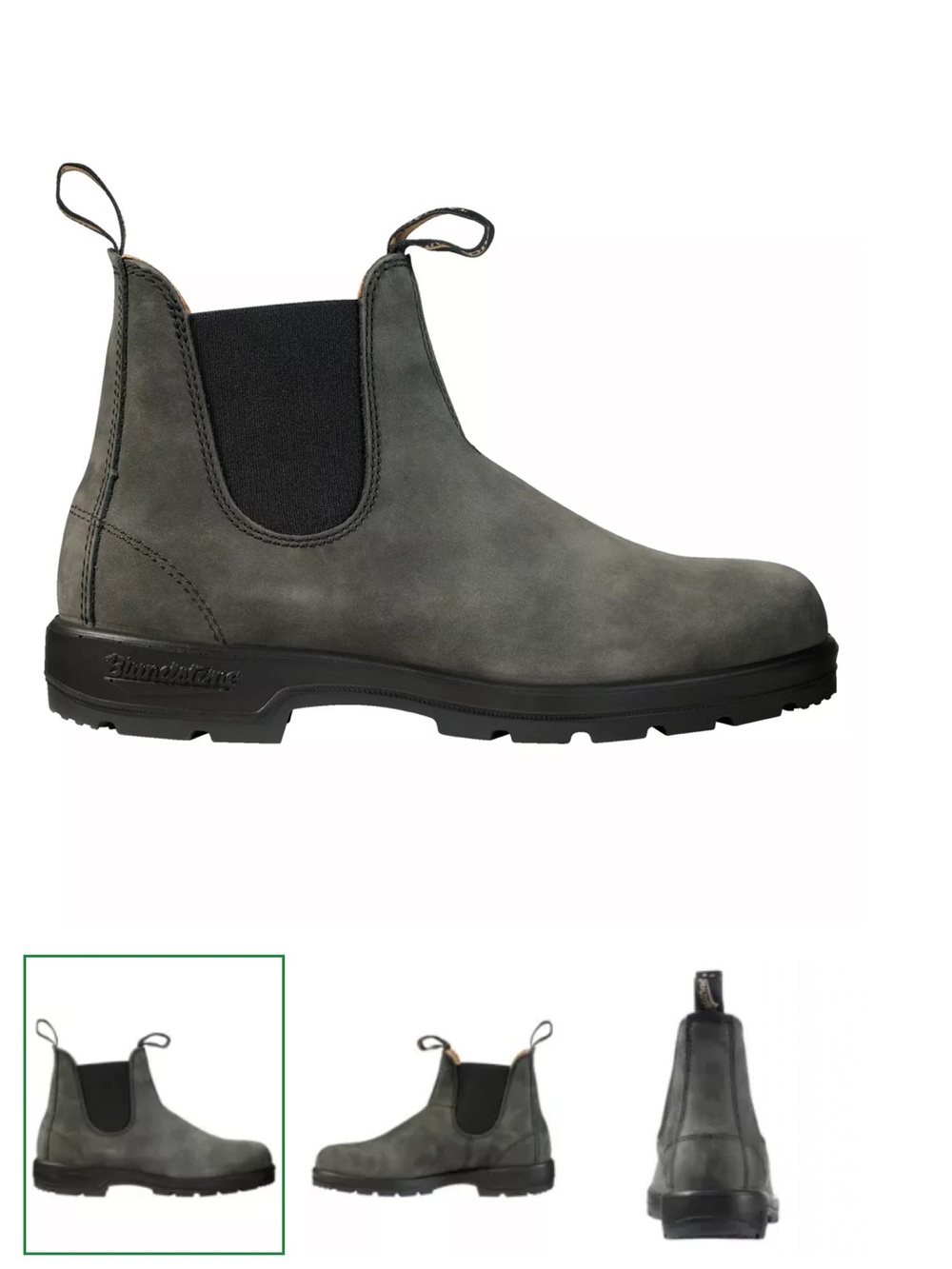 Blundstone Classic 550 Chelsea Boots in Rustic Black